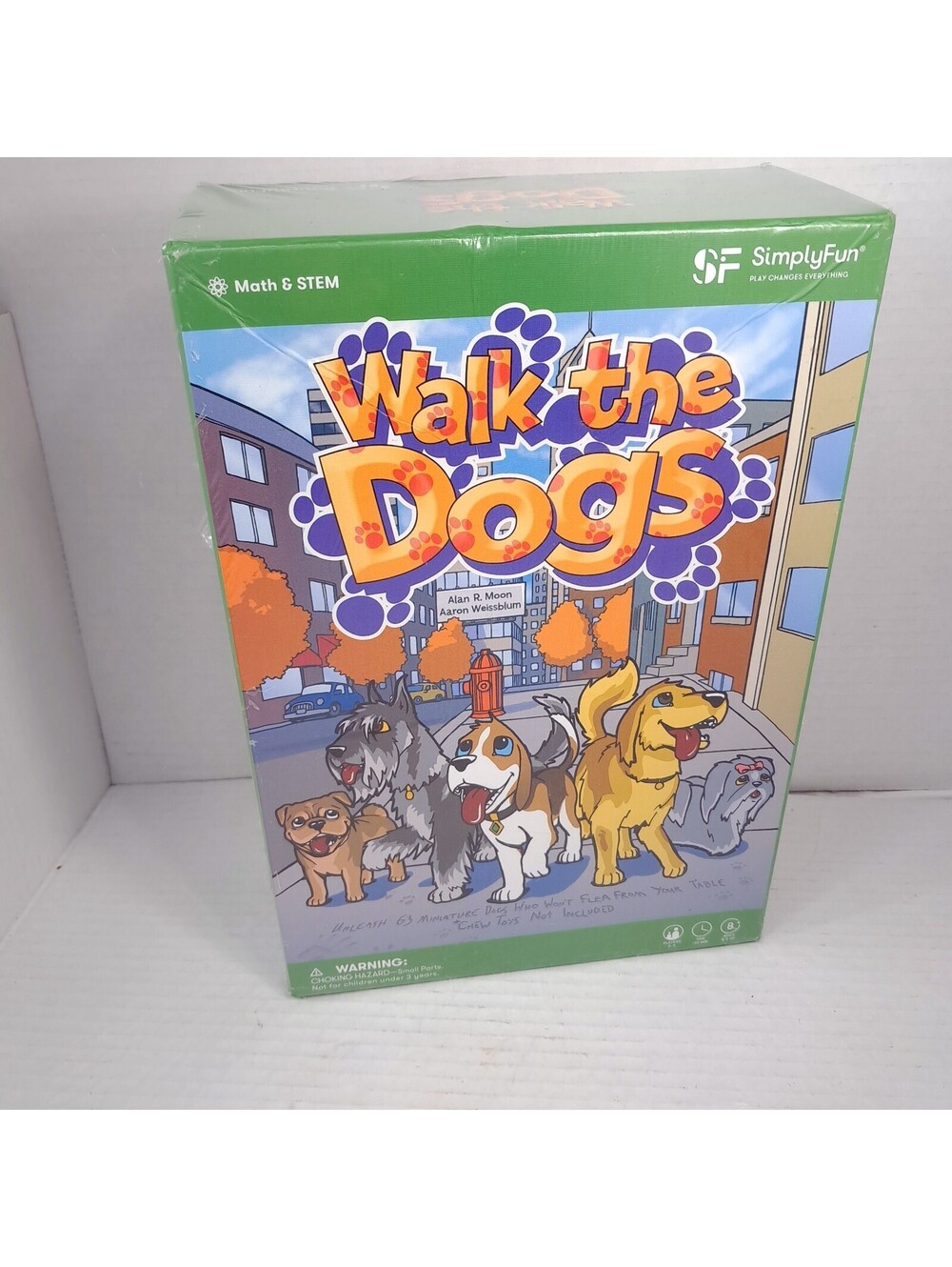 NEW SimplyFun Walk The Dogs Game Educational Math STEM Multiplication Strategy